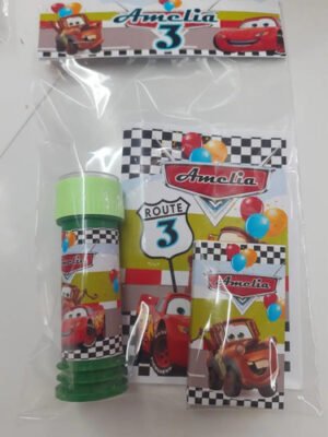 10 Pack Bolsa +burbujero+libro Y Colores Personalizado - K