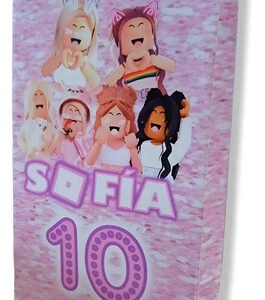 25 Bolsas Sorpresitas Cumpleaños Roblox Rosa- K Rosa