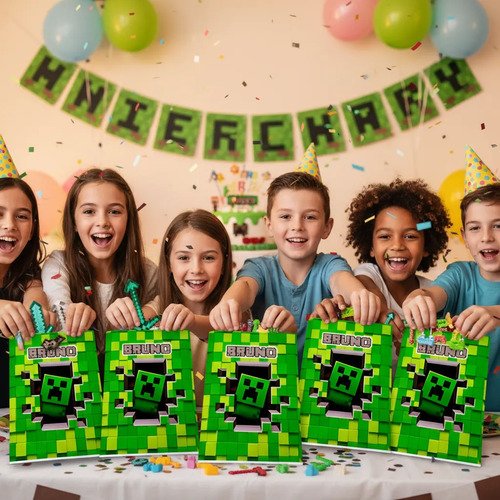 Bolsita Tipo Sobre Personalizadas Minecraft Sorpresitas - Imagen 3