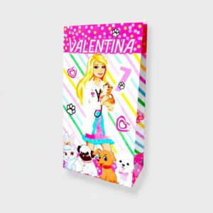 10 Bolsas Sorpresita Cumpleaños Barbie Veterinaria- K
