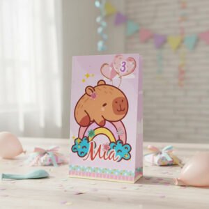 Pack 10 Bolsas / Bolsitas Sorpresitas Papel Carpiño/capibara