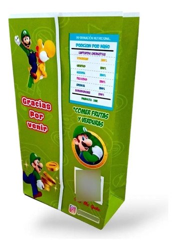 25 Bolsas Sorpresitas Cumpleaños Mario Bros. Y Sus Amigos -k Rojo Mario Bros Y Sus Amigos - Imagen 6