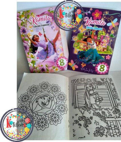 10 Libros Para Colorear Personalizados + Crayolas - Imagen 4