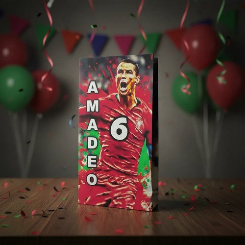 10 Bolsas Sorpresitas Personalizadas Ronaldo Cristiano