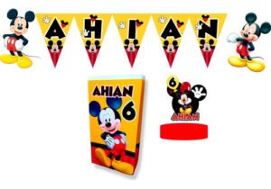 Pack Cotillón Decoración Cumpleaños Mickeiy - Kotillonk