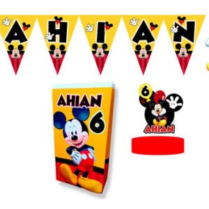 Pack Cotillón Decoración Cumpleaños Mickeiy - Kotillonk