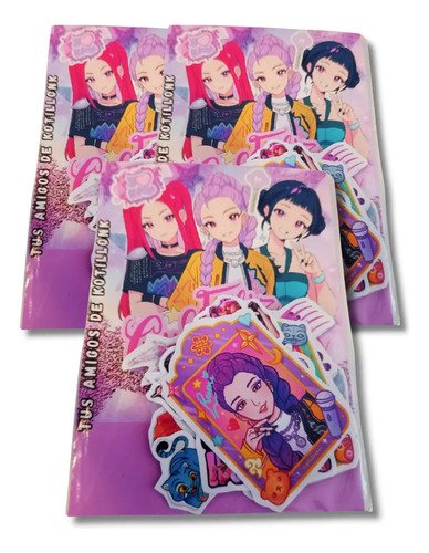 Set O Pack De Sorpresitas 12 Unds Con Pegotines O Stickers - Imagen 6