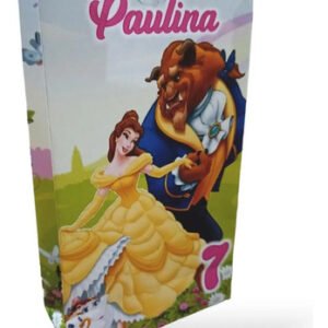 20 Bolsas Sorpresitas Cumpleaños La Bella Y La Bestia
