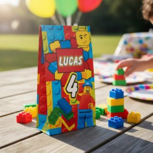 10 Bolsas Golosineras/sorpresitas Personalizadas Lego