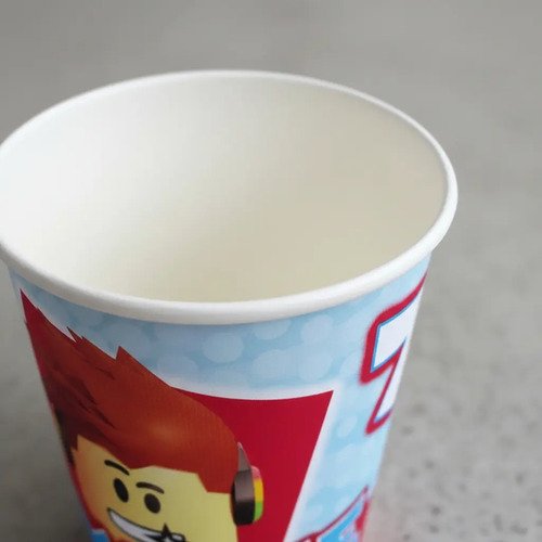 Vasos Roblox Cumpleaños Personalizado Pack X10 Rojo/azul - Imagen 5