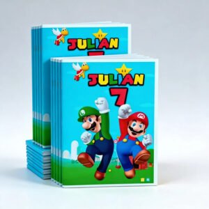 Libros Para Colorear Personalizados Sorpresita Mario Bros