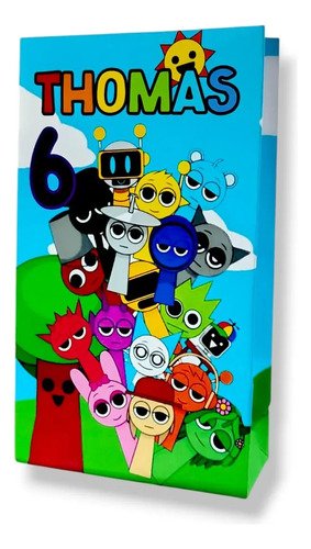 Sorpresita Bolsa Golosina Souvenir Sprunki X 10