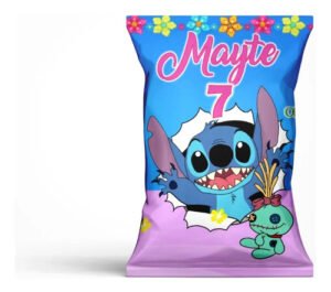 Sorpresitas Bolsas Chips Bags *20 Unid - Kotillonk Stich