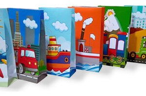 10 Bolsitas Sorpresita Personalizadas Transportes Variados
