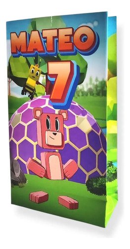 10 Bolsitas Sorpresita Personalizada Super Bear Adventure 2