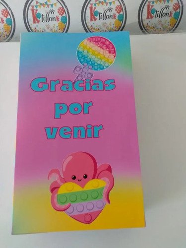 20 Bolsas Golosineras, Sorpresitas Cumpleaños Poit Pop-k - Imagen 3