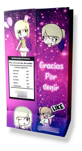10 Bolsas Golosineras/sorpresitas Personalizadas Linita Robl - Imagen 2