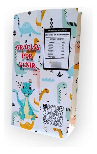 10 Bolsas Sorpresitas Cumpleaños Dinosaurio Bebe 2 - Imagen 2