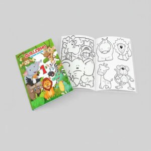Libros Para Colorear Animales De La Selva- X 20unidades