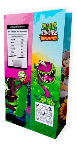 Pack 10 Bolsas / Bolsitas Sorpresitas Planta Vs Zombie - Imagen 4