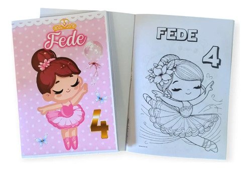 Libros Para Colorear X 10 Souvenir Sorpresitas Cumpleaños - Imagen 2