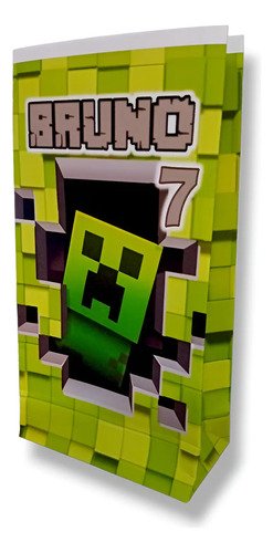 Sorpresitas Bolsas De Minecraft Cumpleaños -k