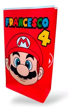 15 Bolsas Sorpresitas Cumpleaños Mario Bros. Y Sus Amigos