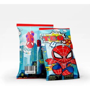 Bolsas Para Sorpresitas Chips Bags Spiderman 25 Unid- K