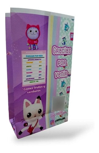 45 Bolsas Golosineras/sorpresitas Personalizadas Gaby- K - Imagen 2