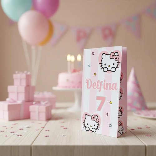 10 Bolsitas Sorpresita Personalizadas Hello Kitty