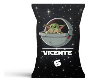 Bolsas Para Sorpresitas Chips Bags Baby Yoda X 25 Unid