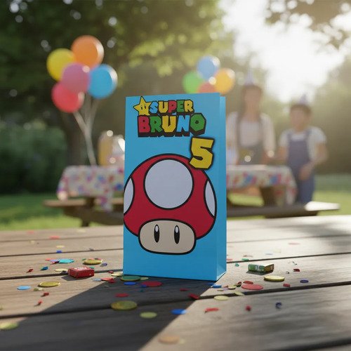 Bolsitas Sorpresitas Personalizadas Super Mario Cumpleaños - Imagen 2