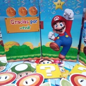 Kit Cumpleaños Mario Bros. Fiesta Infantil Decoracion- K