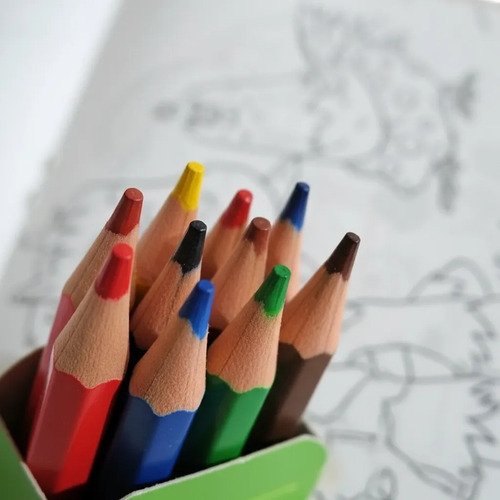 Libritos Para Colorear Y Lápices De Colores X 20- K - Imagen 9