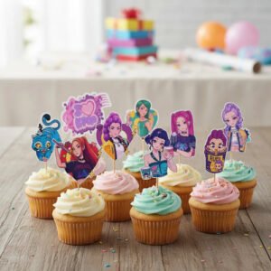 12 Topper Para Cup Cake Guerreras Kpop Lila Hunter Demon Guerrerp