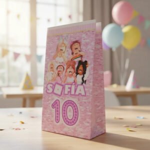20 Bolsas Sorpresitas Cumpleaños Roblox Rosa- K Rosa Roblox
