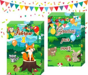 10 Bolsitas Sorpresita Personalizadas Zorrito- Kotillonk