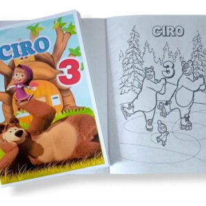 Librito Para Colorear Sorprecita Masha Y El Oso