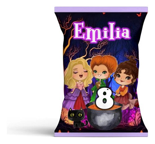 10 Bolsitas Chip Bag Para Souvenir Granja De Zenon - K - Imagen 3