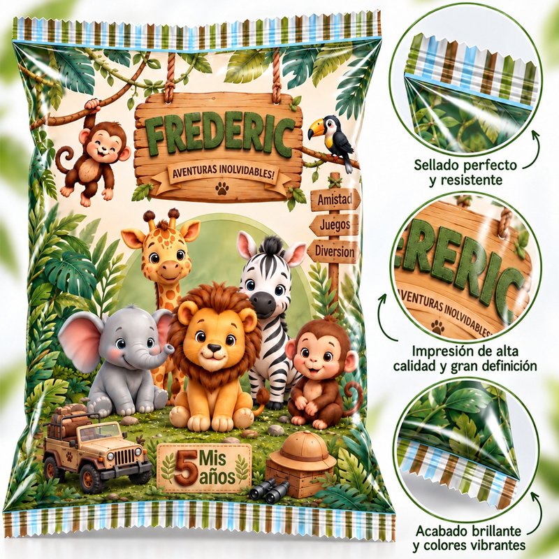 Bolsa tipo Chipbag Animales de la Selva - Imagen 2