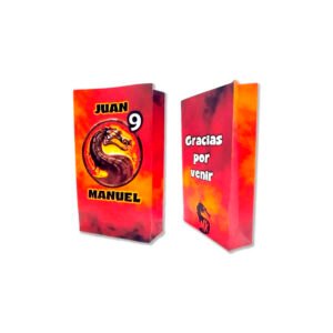 Bolsas Golosineras Personalizadas Mortal Kombat