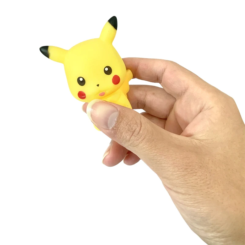Pokemon Pikachu 6 uds juguetes acuáticos 5-6 CM juguete de baño flotante - Imagen 5