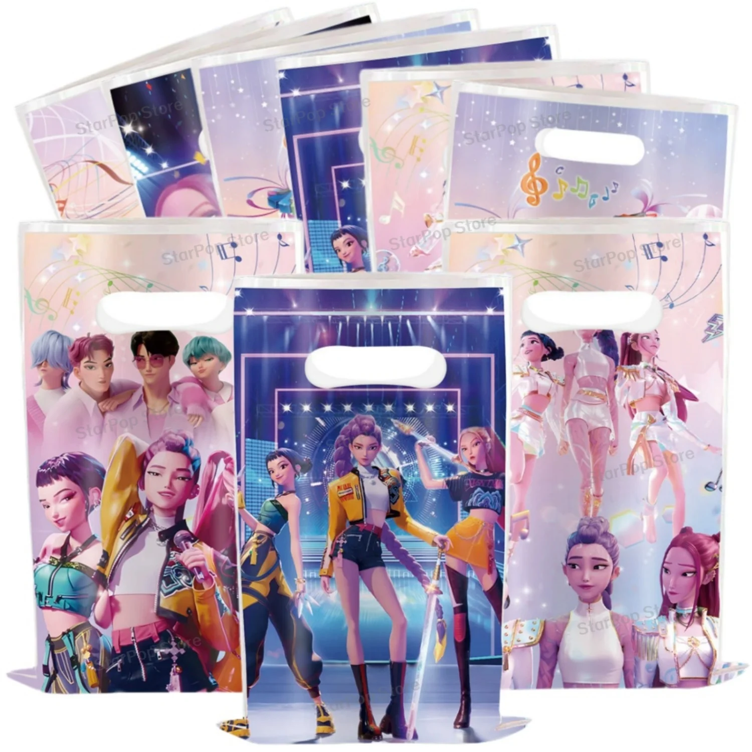 10/20/50 unidades de bolsas de regalo con diseños de kpop