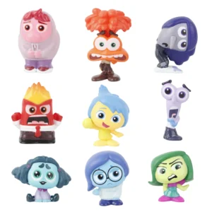 figuras de acción de juguete película de dibujos Intensamente animados alegría ansiedad ira tristeza.